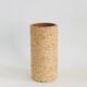Vintage ceramic vase wood effect