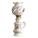 Large handcrafted earthenware lamp from Moustiers