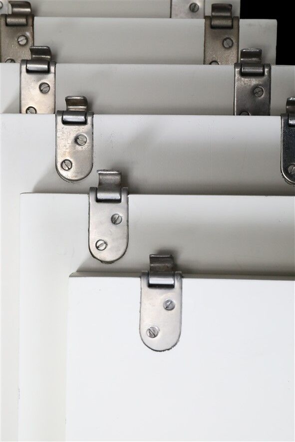 Original String shelf / Kajsa & Nisse Strinning / mid-century modern design / white / 75x160x20cm