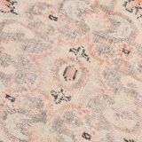 Tapis vintage oriental tons saumon et vert pastel, style faded 300x160