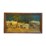 Old landscape painting