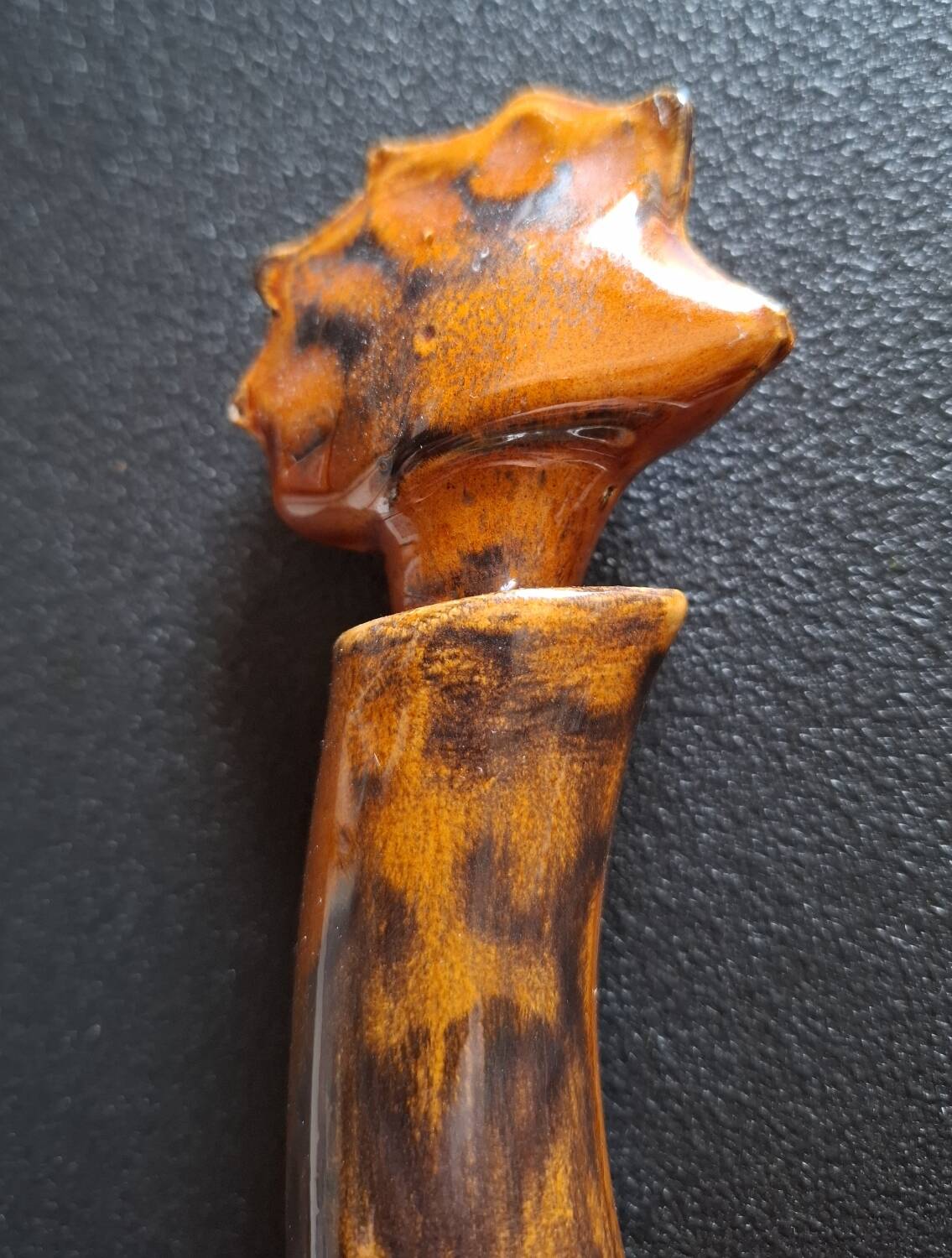 Vintage ceramic goat carafe