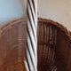 Vintage wicker oval basket