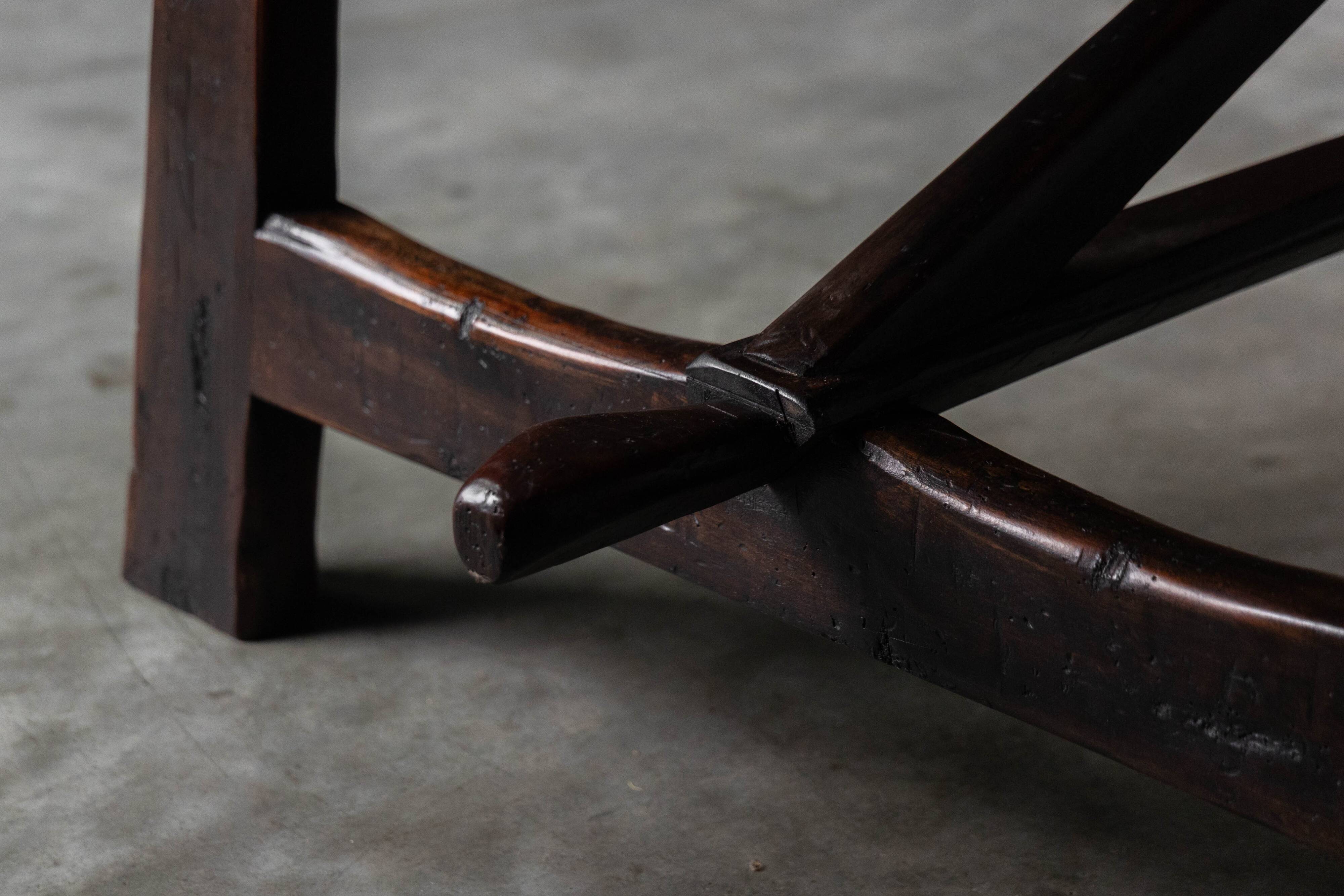 Rustic Vernacular Dining Table, France, Early 20th Century