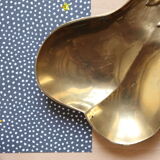 1960s gold-plated brass pear-shaped pocket emptier