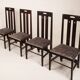 Chaises Ingram Low en bois de frêne au style de Glasgow de Charles Rennie Mackintosh pour Cass
