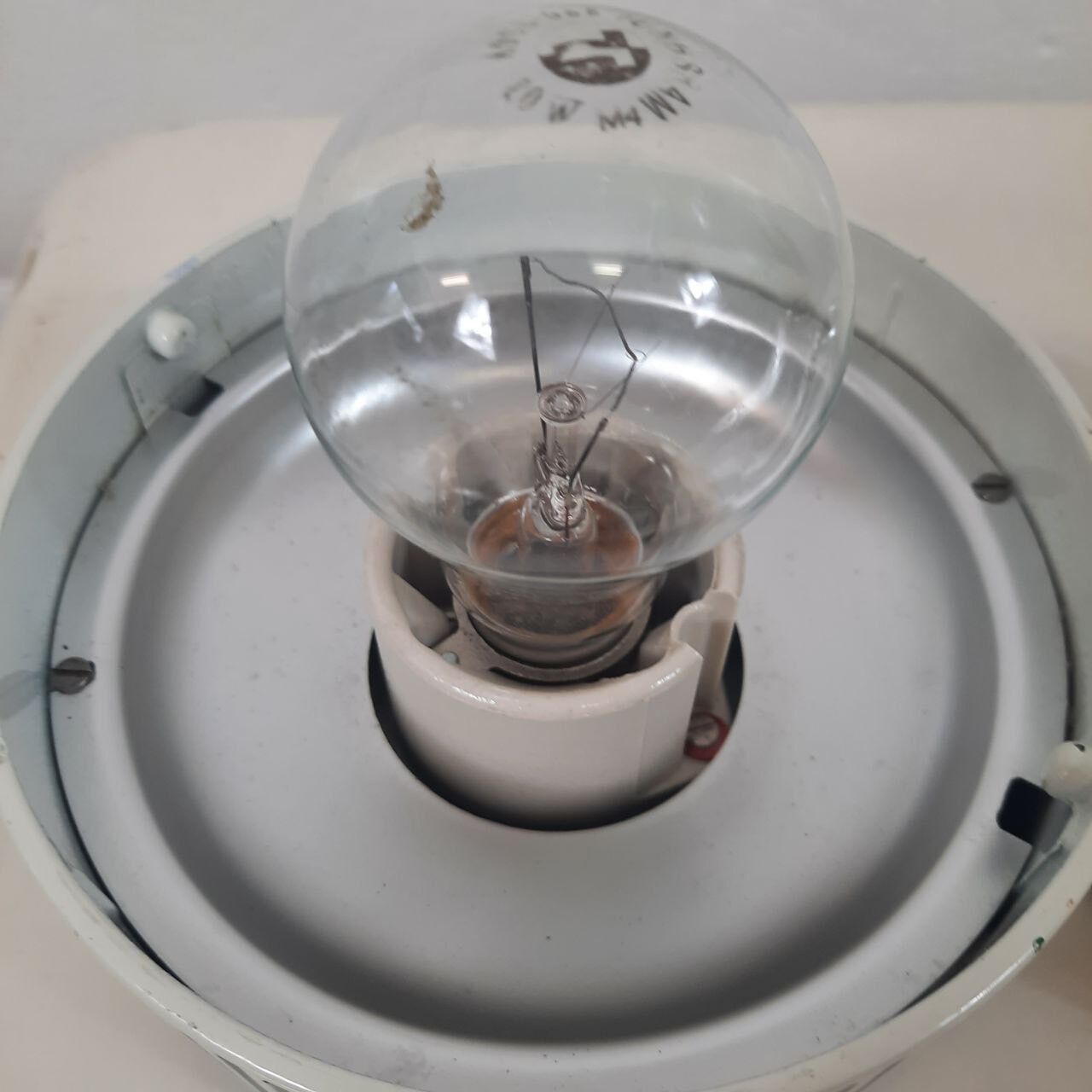 Pair table lamps, vintage model Bulbone Tronconi