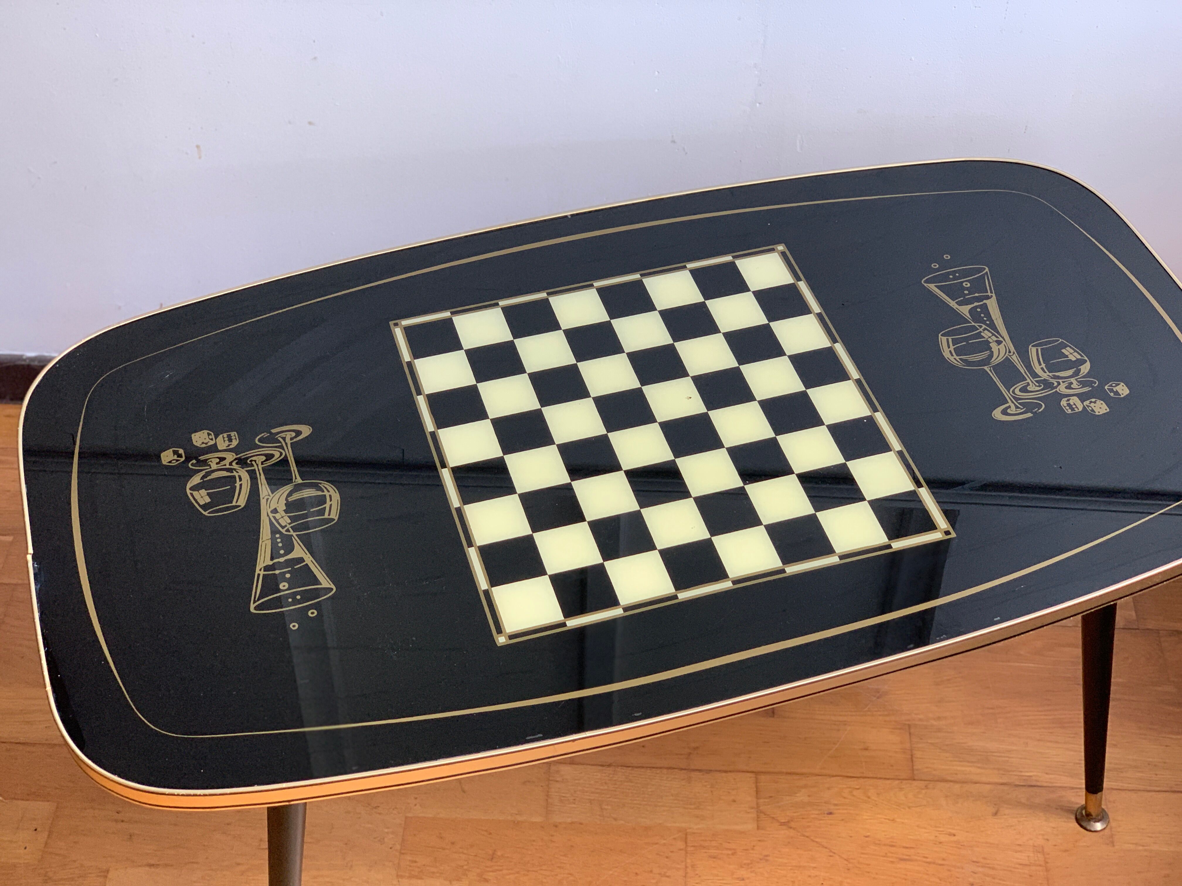 Vintage cocktail coffee table