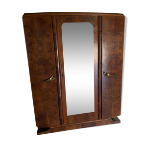 Armoire art déco en - noyer
