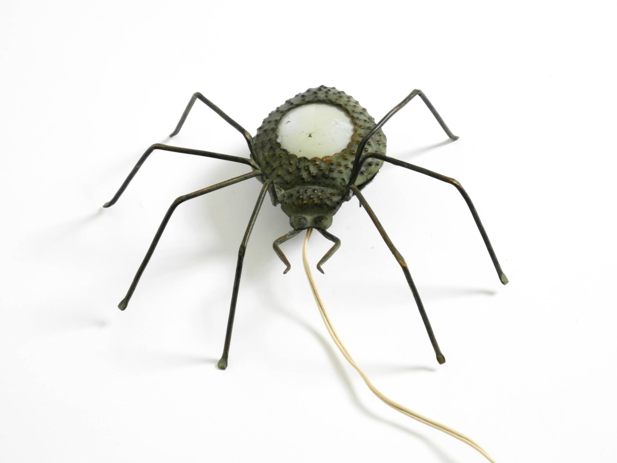Beautiful Italian Mid Century Modern "Spider" wall lamp made of metal