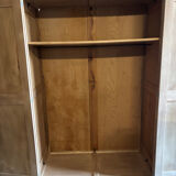 Armoire parisienne art déco bois naturel