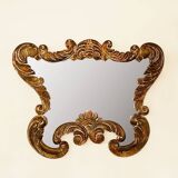 Baroque Mirror in Carved Wood