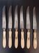 6 ivory and mother-of-pearl handle knives