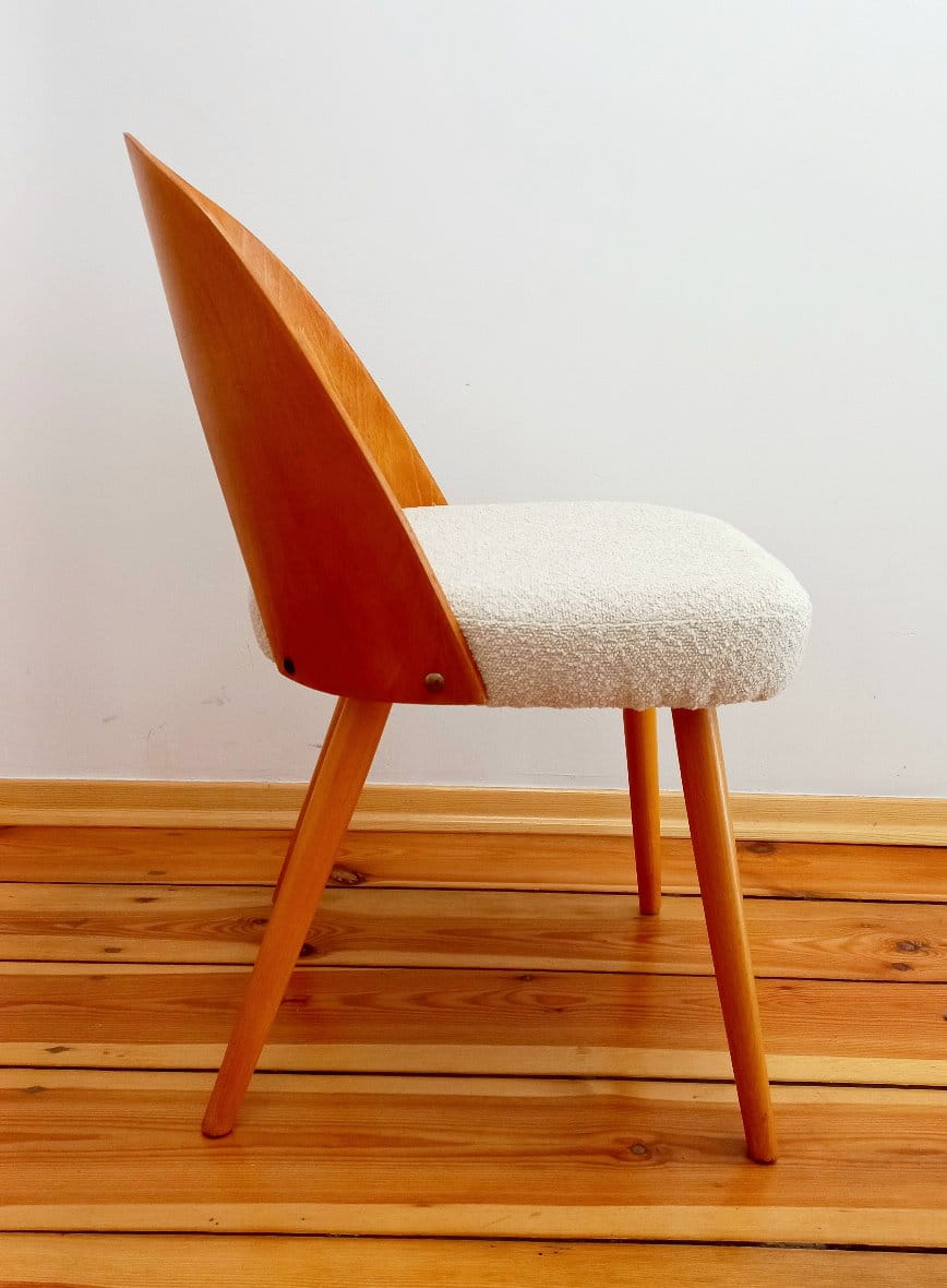 A set of four chairs, proj. A. Suman, Tatr Nabytok, Czechoslovakia, 1960s