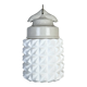 Vintage White Porcelain Pendant Light, 1970s