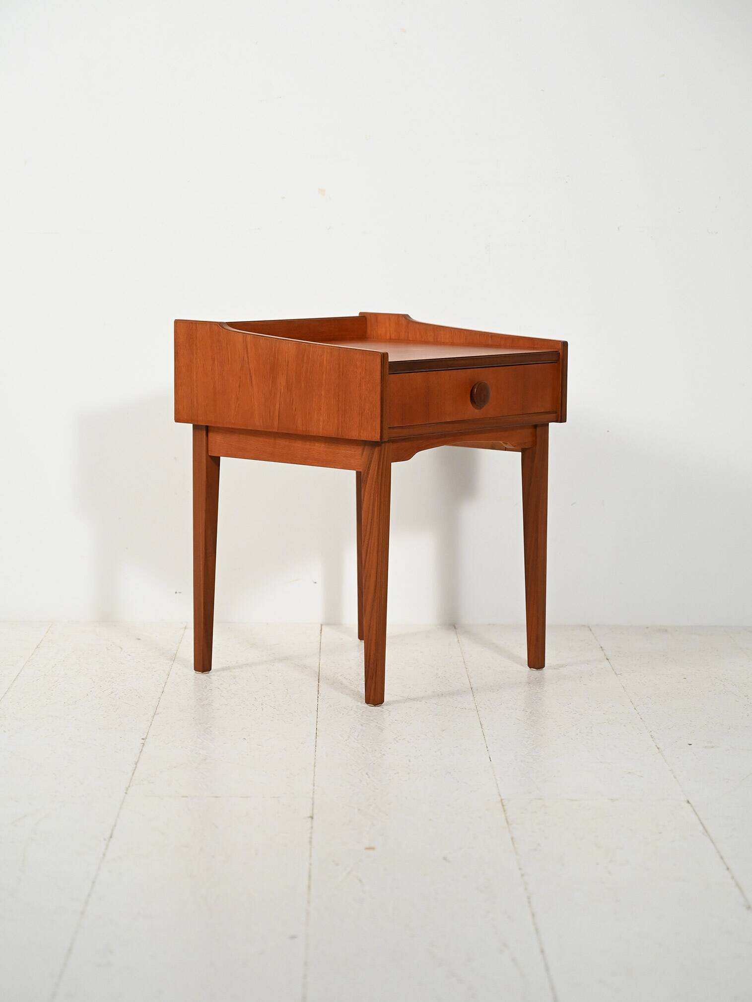 Scandinavian teak bedside table, 1950s