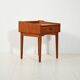 Scandinavian teak bedside table, 1950s