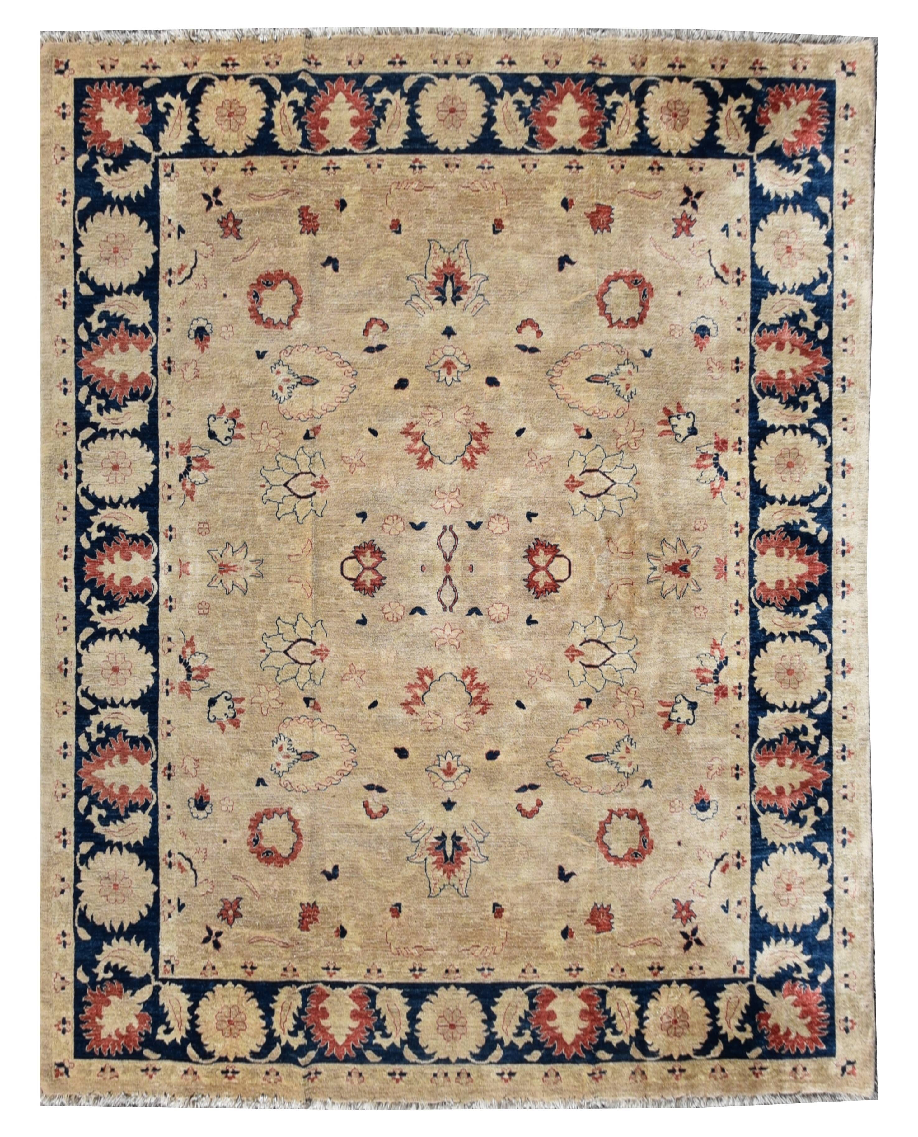 Ziegler oriental rug - handmade: 3.00 X 2.45 meters. Quality: wool