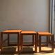Ensemble de 3 tables gigognes en teck