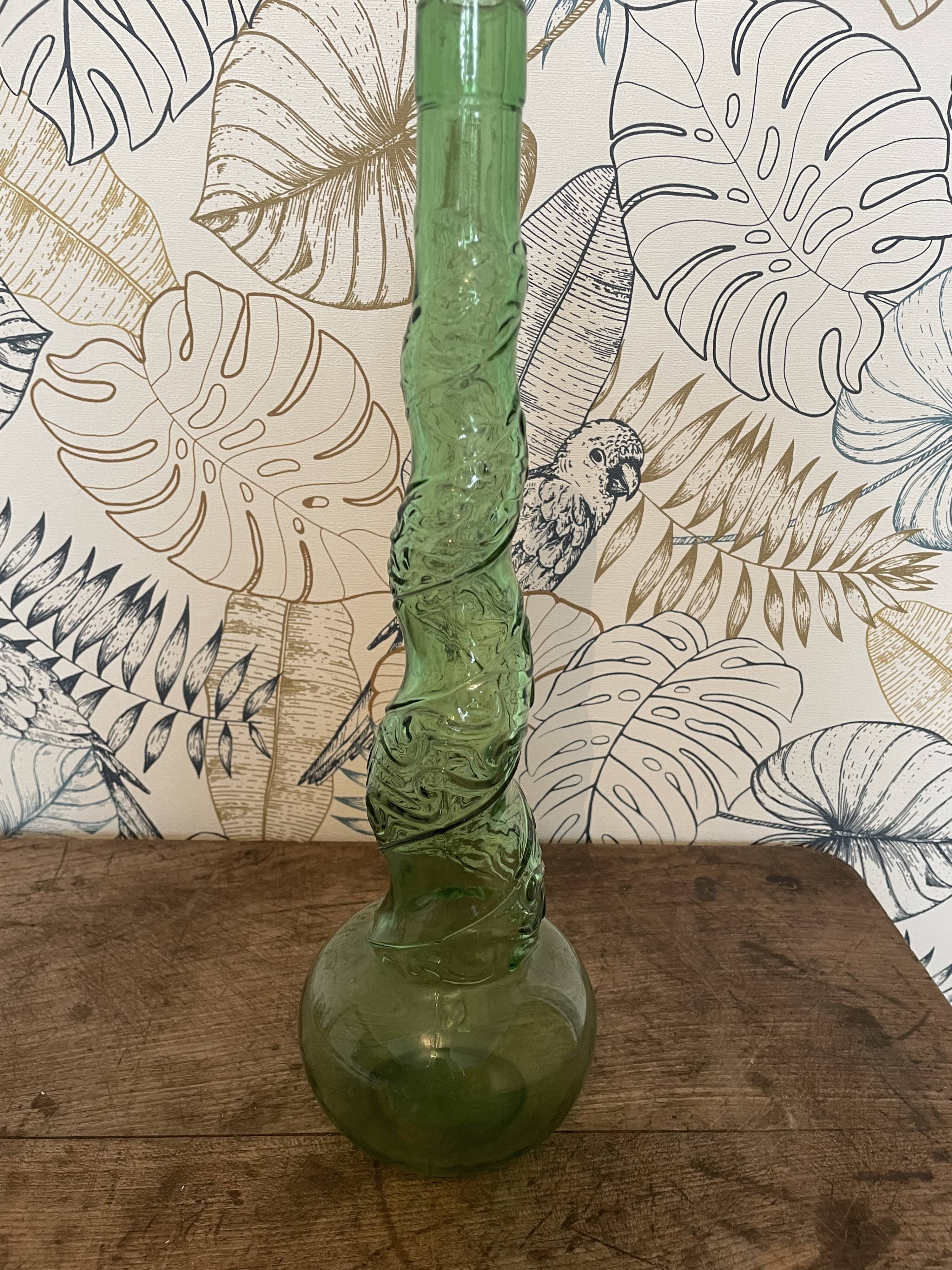Green vase