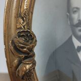 Oval frame portrait