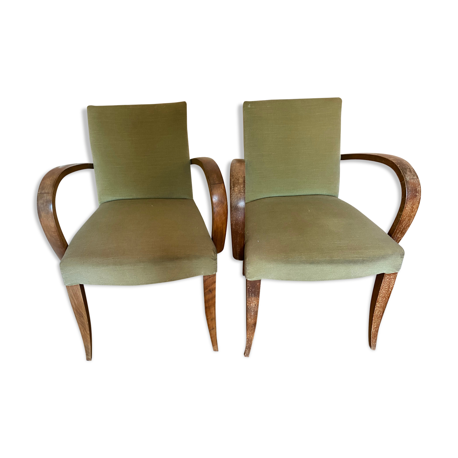 Lot of two bridge chairs