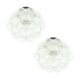 Pair of Bubble Glass Ceiling Lights by Helena Tynell for Limburg, 1970s
