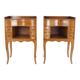Pair of Louis XV style bedside tables.