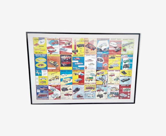 Affiche couleur jouets Dinky Toys