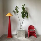 80s pop red floor lamp