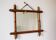 Bamboo effect wooden mirror