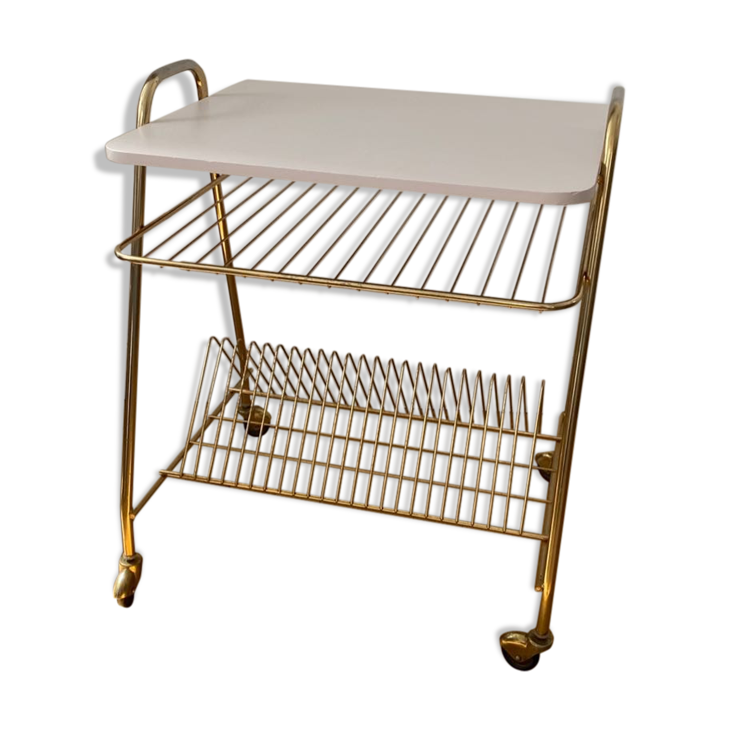 Storage-vinyl extra table