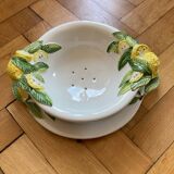 Double lemon slushie fruit bowl Italy