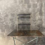 Vintage gold string metal shelf