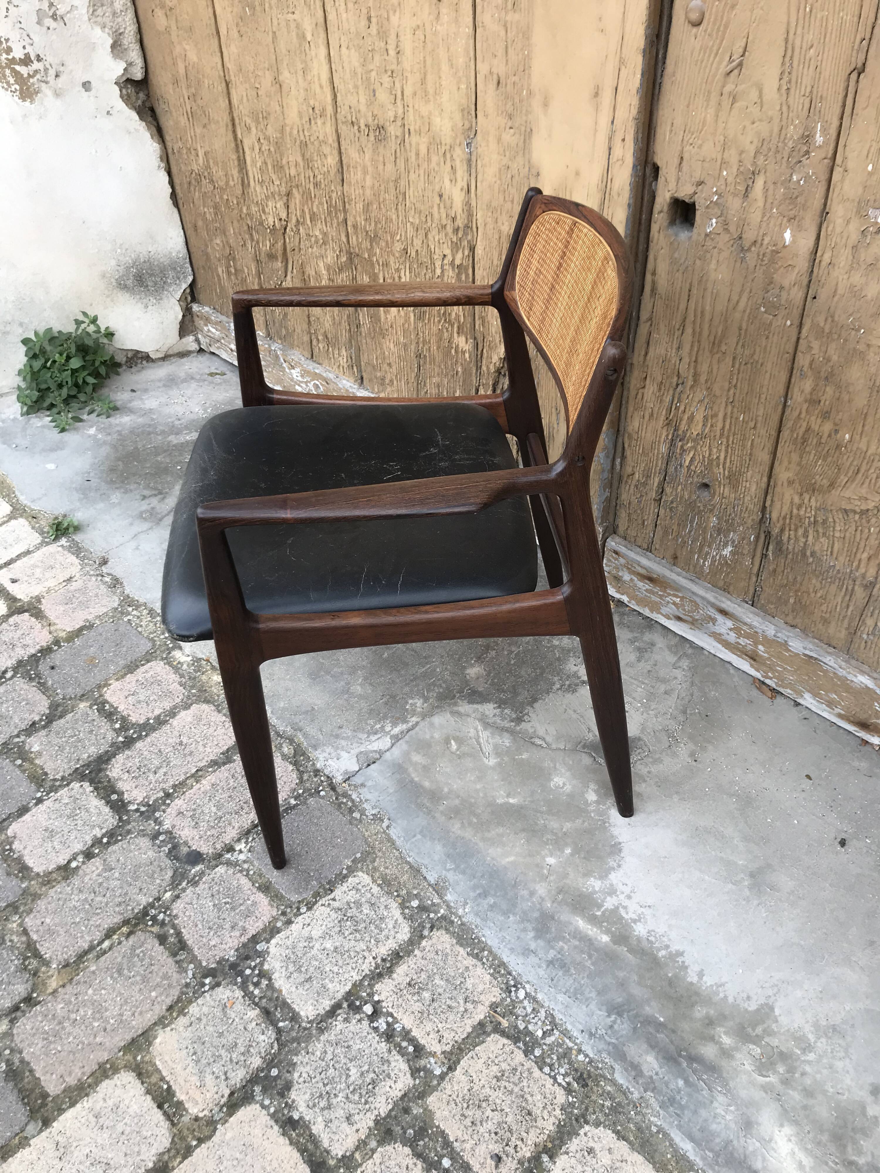 Scandinavian armchair signed