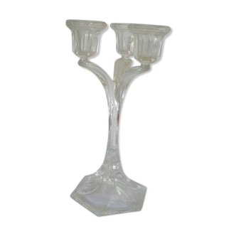 Glass candlestick