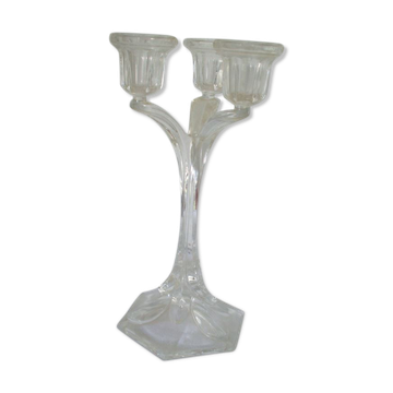 Bougeoir en verre