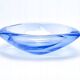 Plat bleu art deco c7f bohemia