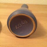 Vintage Scandinavian style blue ceramic vase