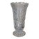 Large vintage pressed glass vase, an impressive and very decorative piece.