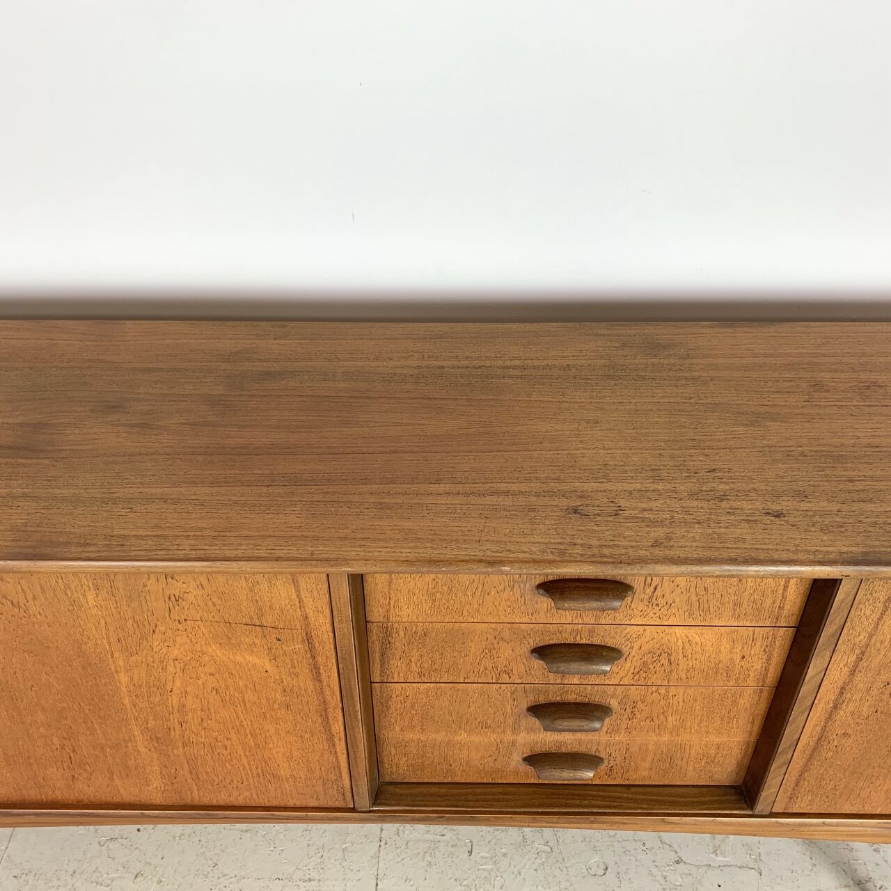 Mid-century teak line by G gold label plan