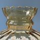 Series of two lampshades, vintage amber glass globes