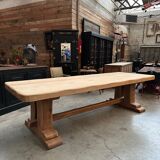 Very large solid oak farmhouse table