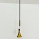 Adjustable Brass Pendant Lamp with Counterweight