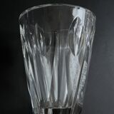 Carved crystal vase from Saint Louis