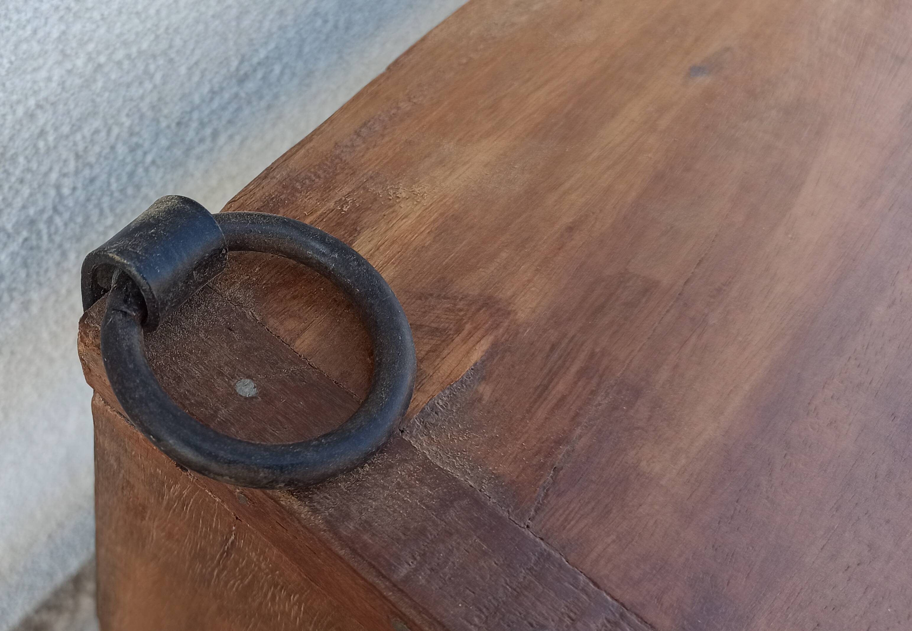 Old wooden wall shelf