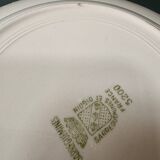 Set of 7 Digoin Sarreguemines earthenware soup plates