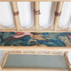 Rattan shelf restyled, vintage, 50s
