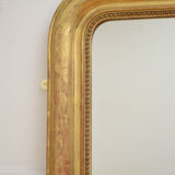 Fine Louis Philippe XIXth Century Wall Gilt Mirror 109x141cm