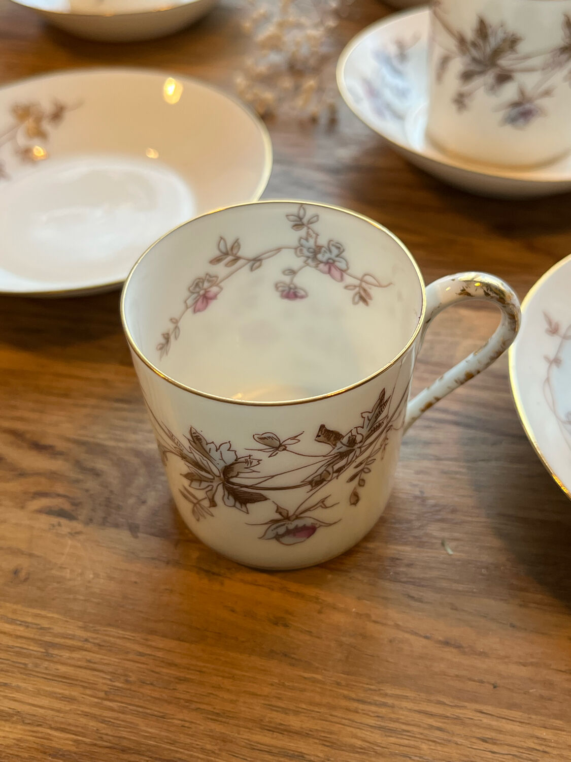 Porcelain coffee set